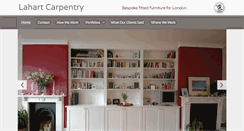 Desktop Screenshot of lahartcarpentry.co.uk